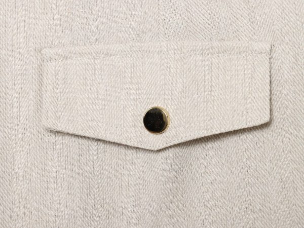 {世服UU}英伦工装剪裁休闲纯色缉线高腰直筒裤九分裤女 - 图片 4